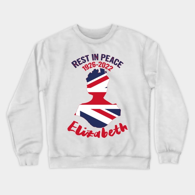 RIP Queen Elizabeth, Rest in peace Queen Elizabeth II Crewneck Sweatshirt by Myteeshirts